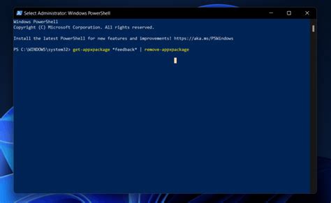 Remove Feedback Hub Using PowerShell