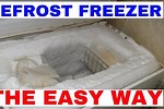 Remove Ice From Deep Freezer