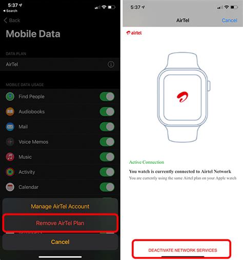 Remove Mobile Data from Your Apple Watch Easily