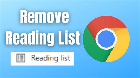 Remove Reading List from Chrome