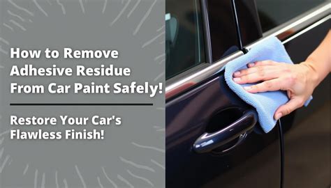 Remove Residue From Car Paint