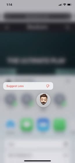 Remove Share Sheet Contact Suggestions in iOS 14