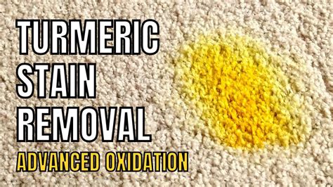 Removing Turmeric from Carpet