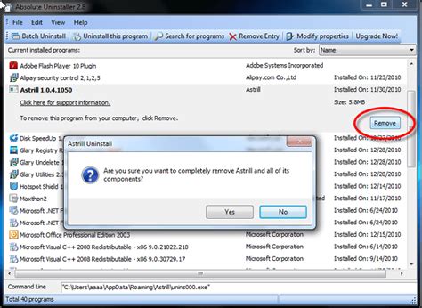 Remove Unused Software &amp; Services