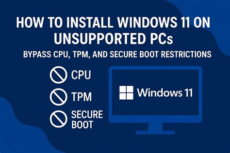 Remove Windows 11 System Restrictions on Unsupported PCs