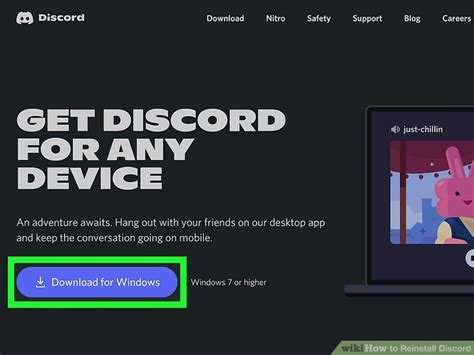 Remove and Reinstall Discord