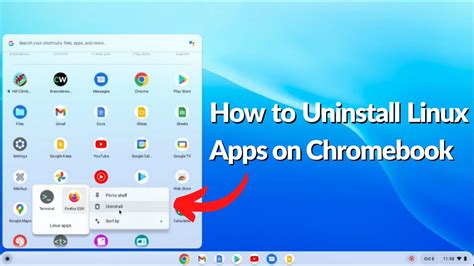 Remove or Uninstall Linux On Chromebook
