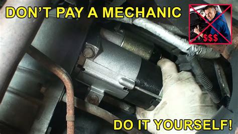 Remove the Starter Motor