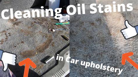 Removing Engine Oil from Carpet