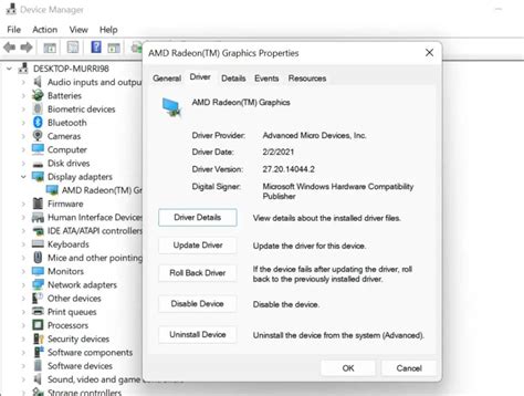 Removing Recently Installed Drivers
