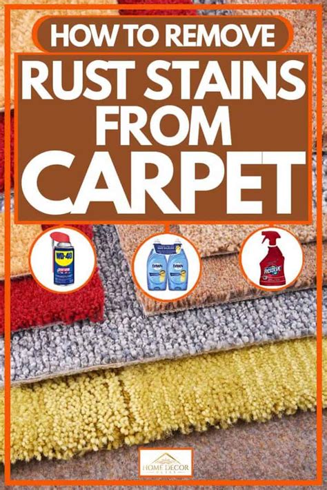 Removing Rust Stains from Carpet