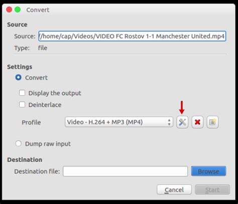 Removing Sound using VLC