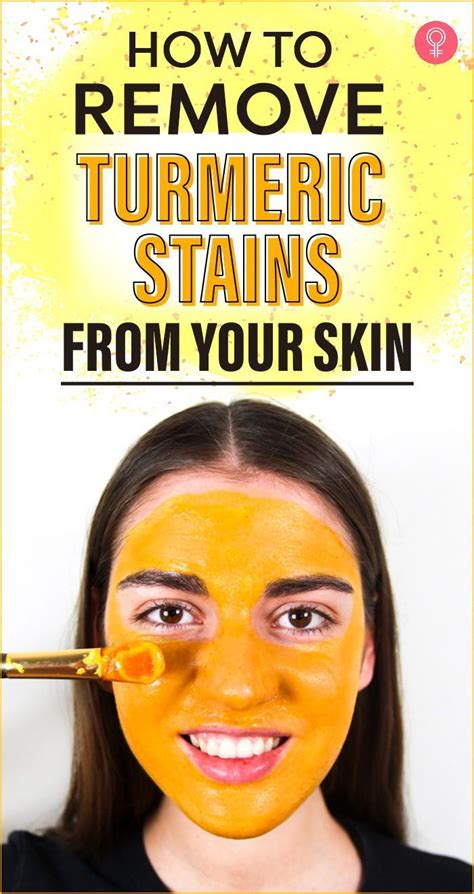 Golden Glow Gone: Your Ultimate Guide to Effortlessly Removing Stubborn Turmeric Stains from Skin