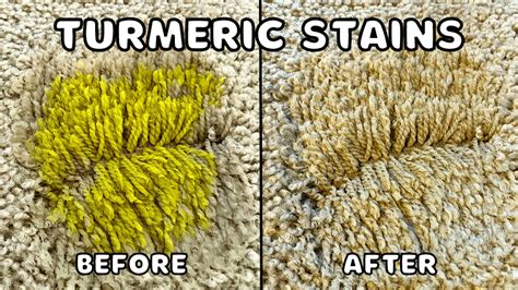 Removing Turmeric Stains from Carpet