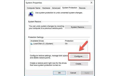 Removing Windows System Restore Points