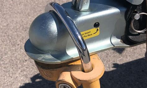 Removing a Hitch Lock with a Key