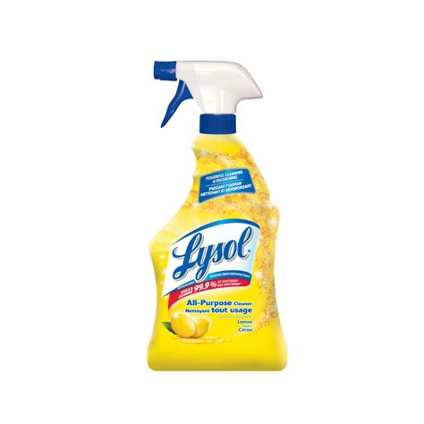 Removing dirt from lysol nozzle