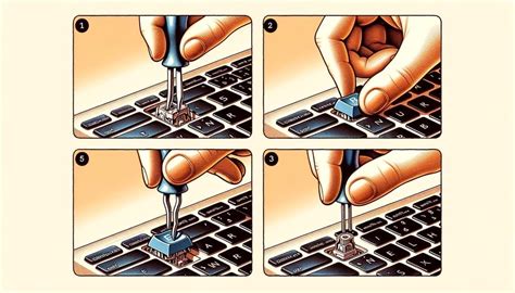 Removing the keycaps