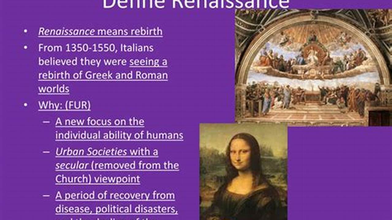 Renaissance Definition Easy