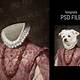 Renaissance Pet Portrait Template