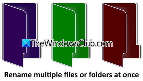 Rename Multiple Files and Folders with Rename