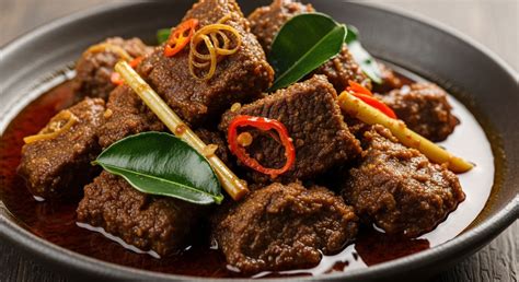 Rendang daging daging