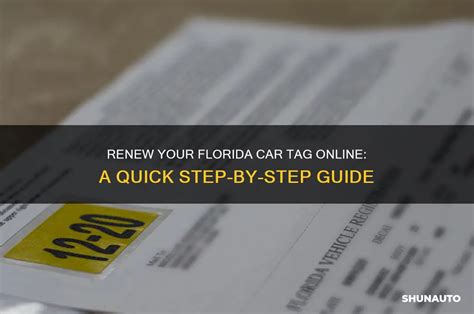 Renew Florida Tag