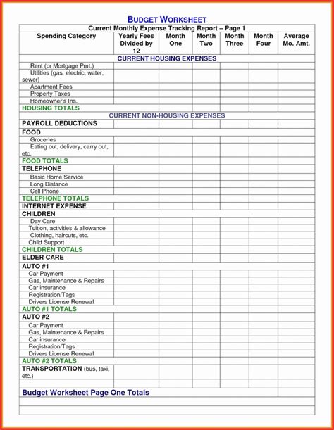 Sample Real Estate Agent Expenses Spreadsheet Budget Template Excel