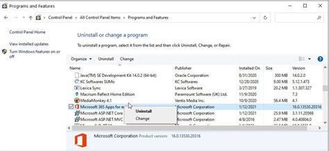 Repair Microsoft Office
