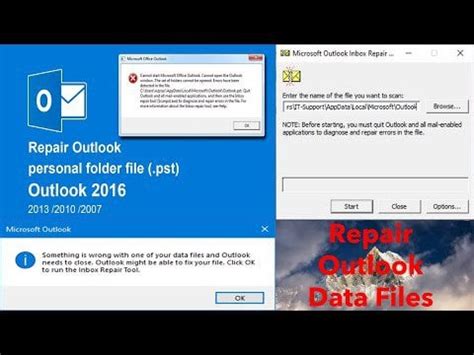 Repair Outlook’s Data File