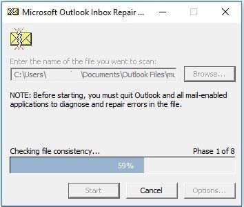 Repair Outlook Using The Repair Tool