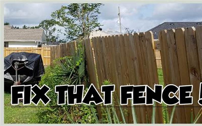 Repairing Privacy Fence: The Ultimate Guide
