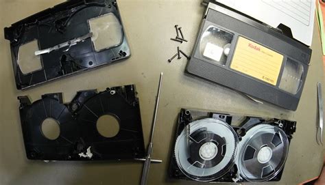 Repairing Damaged VHS-C Tapes
