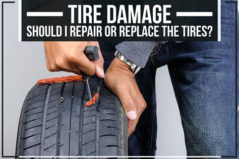 Repairing Major Tire Damage