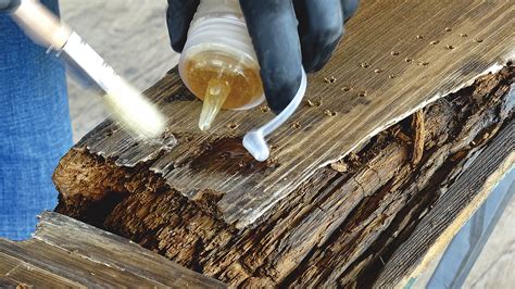 Repairing Wood Water Damage with Epoxy