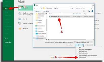 Reparar planilhas com Microsoft Excel
