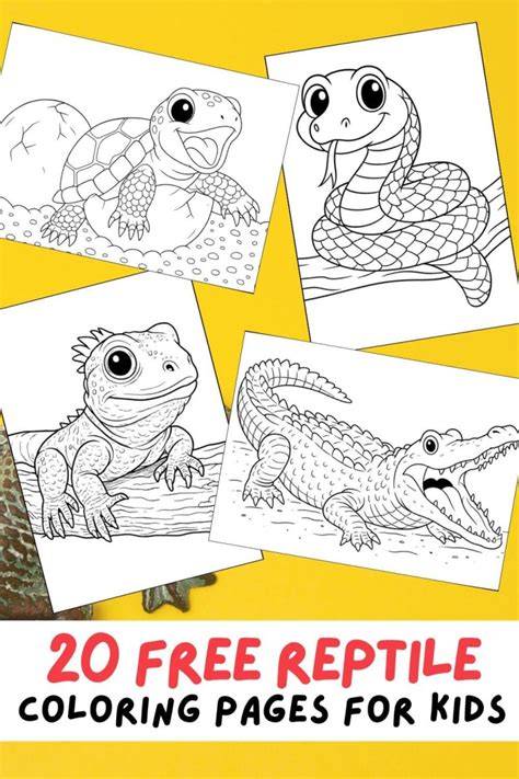 Reptile Coloring Pages