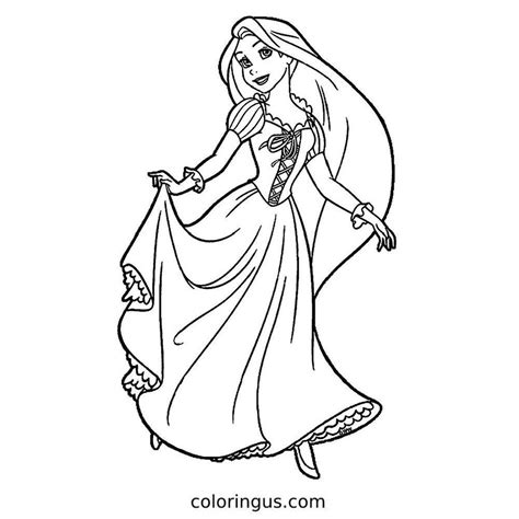 Repunzle Coloring Pages