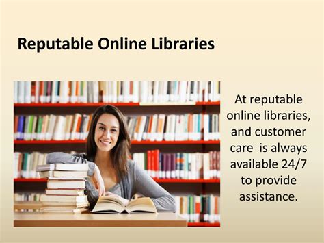 Reputable Online Libraries