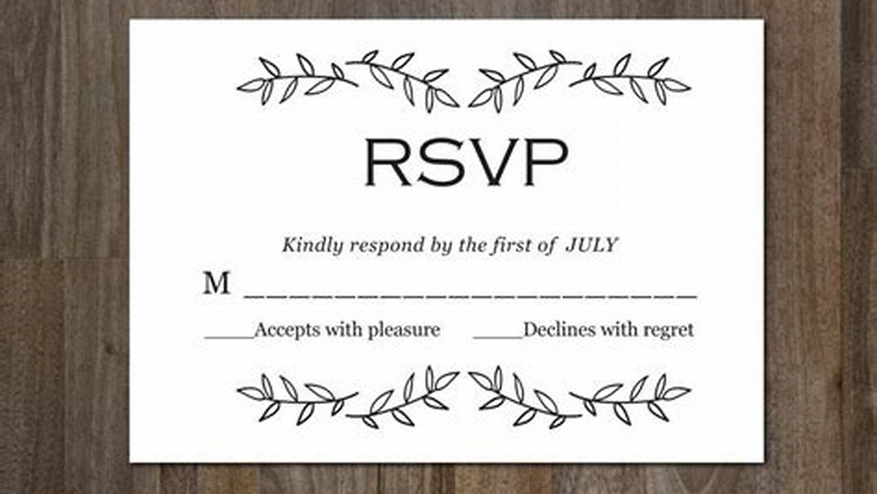 Request RSVPs, Free SVG Cut Files