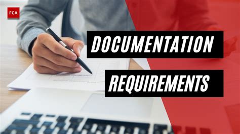 Required Documentation and Fees