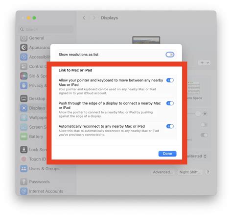 Requirements for Universal Control