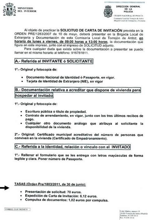 Guía para tramitar la carta de invitación a España en 2022 (2022)