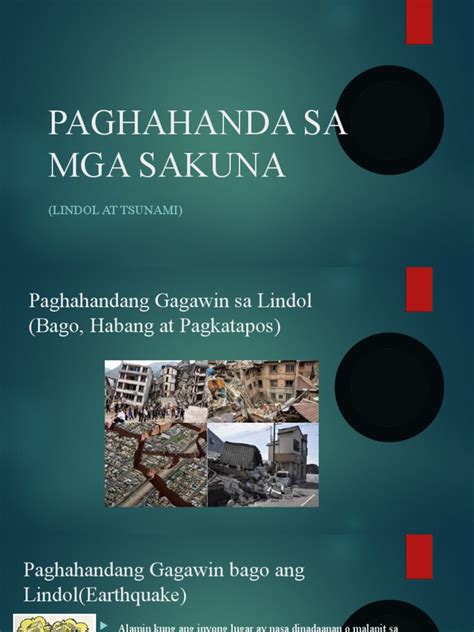 Research Paper Paghahanda sa Sakuna