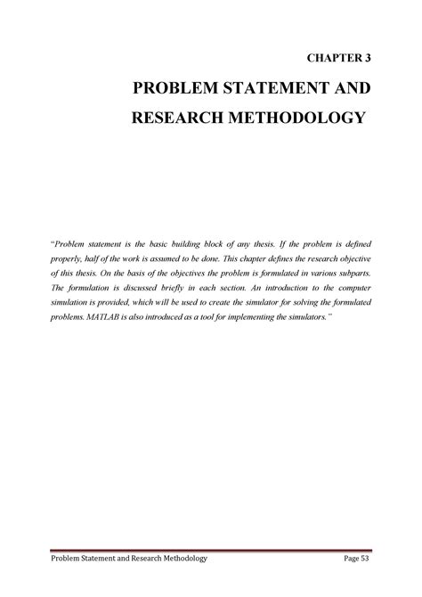 Research Problem Statement Template