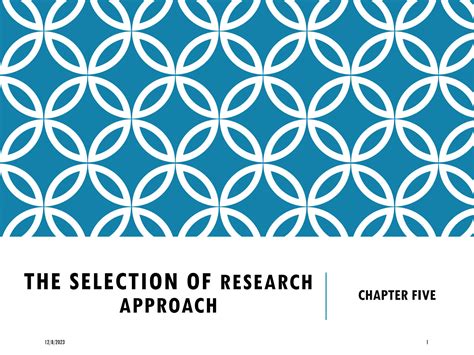 Research and Course Selection