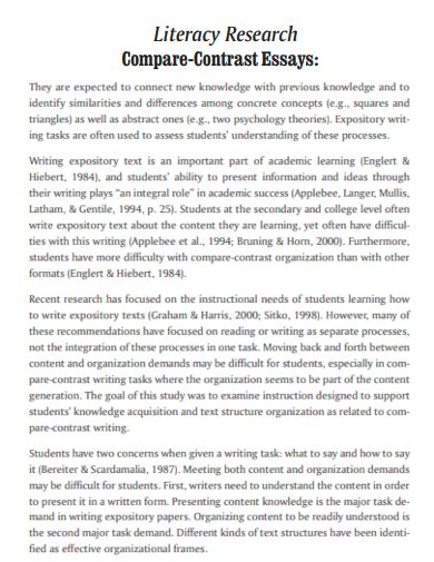 Research and compare