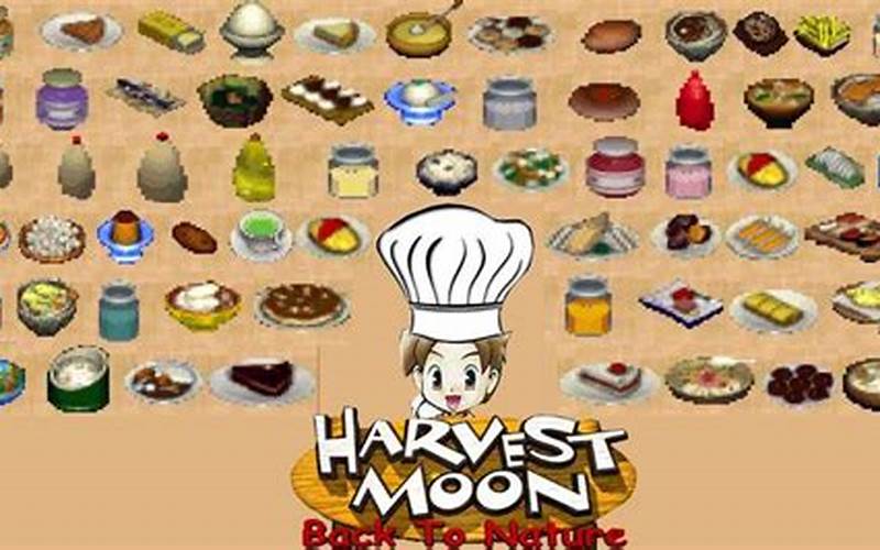 Resep Masakan Harvest Moon Back To Nature