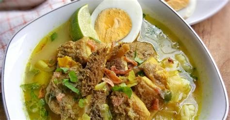 Resep Makanan Terkenal Soto Semarang Daging Babat