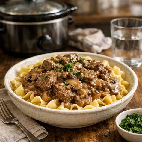 Lezatnya Resep Slow Cooker Beef Stroganoff yang Bikin Lidah Bergoyang!